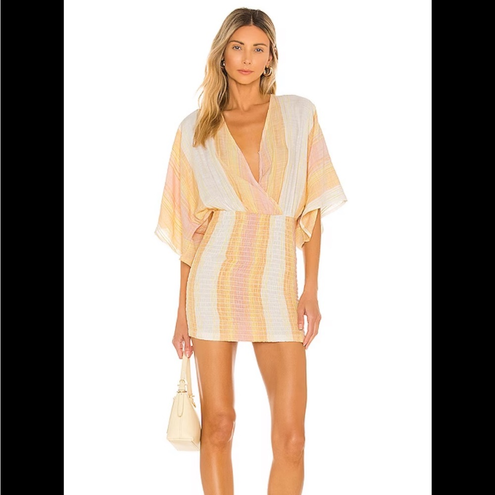 L*SPACE Alixandria Dress in Ravello Stripe XS